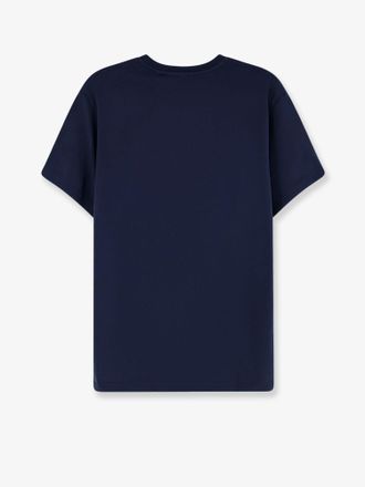 Aspesi Logo-Print Cotton T-Shirt - Navy