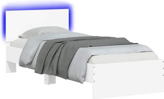 vidaXL Estructura De Cama Blanco 80 X 200 Cm Madera De Ingenier&iacute;a Vidaxl