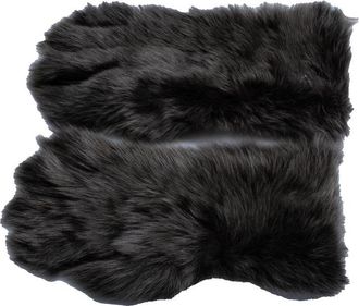 Bottega Veneta Pre-owned Womens grey shearling gloves Leather - One Size