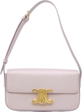 Celine Pre-owned Vintage Schoudertas - Dames - Vintage Schoudertas - Paars - ONE Size - Leer - Vintage