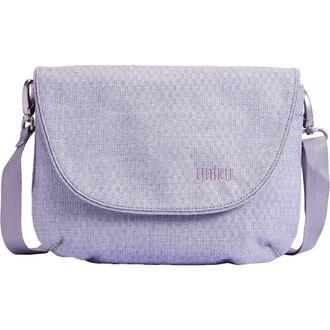 Haiku Bliss RFID Blocking Crossbody Saddle Bag in Stone Gray at Nordstrom