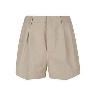 Fabiana Filippi Shorts - Dames - Bermuda - Beige - XS - Katoen - Korte Broeken