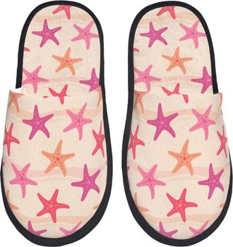 Generic Starfish Unisex House Shoes Warm Slippers Breathable Sliders For Bedroom Indoor Outdoor L
