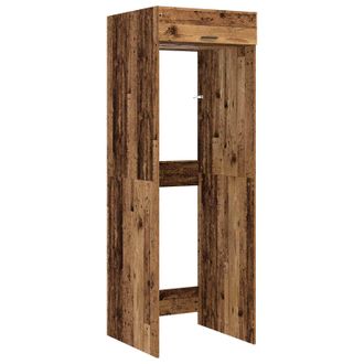 vidaXL Armario Para Lavadora Madera Vieja 67,5 X 68 X 200 Cm Vidaxl