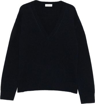 Dries Van Noten V-neck Merino-cashmere Sweater