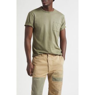 Ralph Lauren Garment Dye Pocket T-Shirt in Valley Moss at Nordstrom, Size Xx-Large