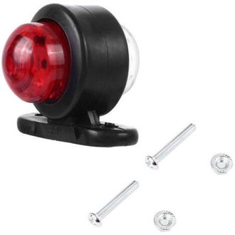 OEM 4 Luces Led De Posici&oacute;n Lateral, 12v 24v L&aacute;mpara Lateral De Remolque De Doble Cara Luces De Advertencia Blancas/rojas Indicadores Luces De G&aacute;libo Para