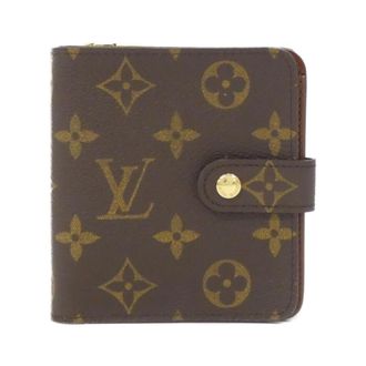 Louis Vuitton Marron Coated Canvas Wallet (Bi-Fold) (Pre-Owned)