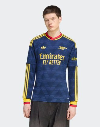 adidas adidas Performance - Arsenal FC 26/27 Away - Maglia a maniche lunghe blu navy college