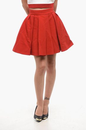 Balmain Flared Wool Skirt Balmain