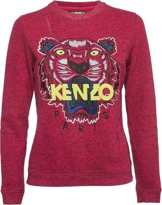 Kenzo Sweater met geborduurde tijger - Roze