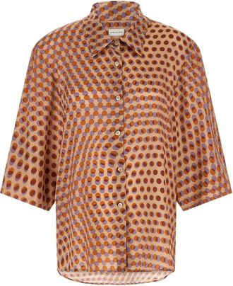 Dries Van Noten Clea Shirt - Dames - Overhemden - Veelkleurig - M - Overhemden