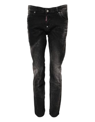 Dsquared2 Dsquared&sup2; Washed Mid Waist Tapered blue Womens Jeans
