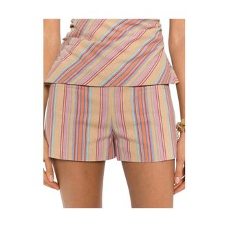 Faithfull The Brand Korte Broeken, Dames, Veelkleurig, XS, Aurora Mini Shorts