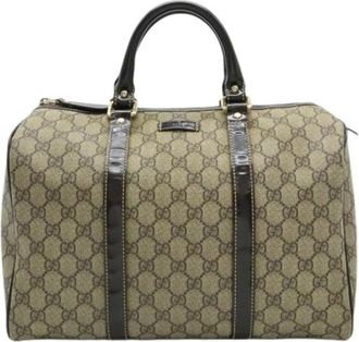 Gucci Pre-owned Handbags, female, Beige, Size: ONE SIZE Pre-owned Vintage Handbag