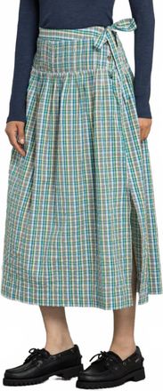 Damson Madder Josie Midi Skirt In Multi