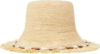 Alanui Cappello Chasing The Shadows con frange - Toni neutri