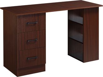 Carter's HOMCOM Computer Desk - Walnut - CARTER | TJ Hughes