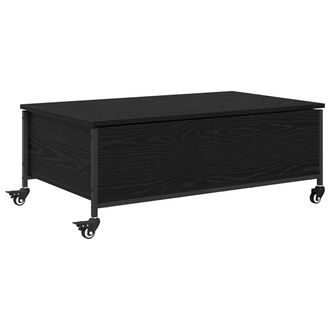 vidaXL Vidaxl Tavolino Da Salotto Rovere Nero 91 X 55 X 32 Cm
