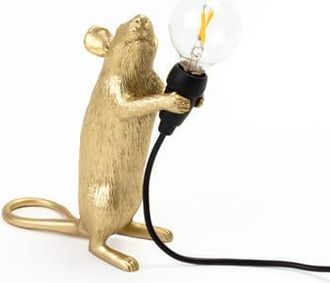 Seletti Table lamp Animaux - Gold - Resin - Designer Marcantonio