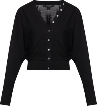 AllSaints Cardigan con bottoni automatici - Nero