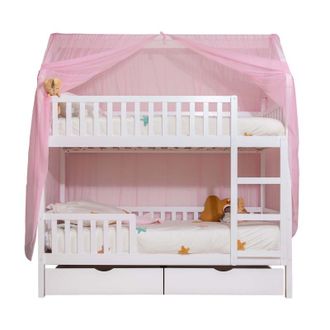 Muemue Techo para litera sawyer tul rosa 201x201x97cm