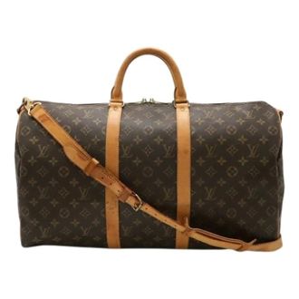 Louis Vuitton Pre-owned Weekend Bags, unisex, Brown, Size: ONE SIZE Pre-owned Monogram Boston Bag