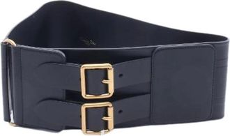 Dior Pre-owned Leather Belt - female - Dior Vintage - Vintage Belts - Black - ONE SIZE - Pre-owned