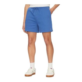 Tommy Jeans Short logo brod&eacute; - Heren - Korte Broeken - Blauw - 3XL - Katoen - Korte Broeken