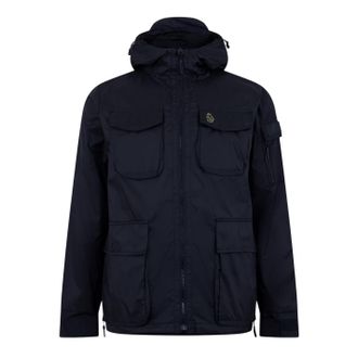 Luke 1977 Heren Curation Hoodie Soft Shell Jack (Donker Navy)