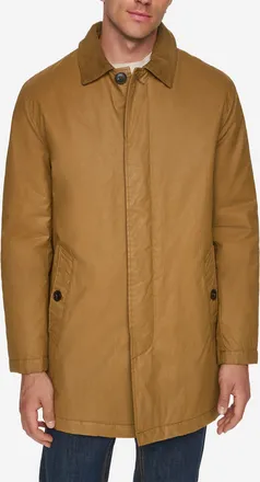 Cole Haan Mens Coated Cotton Barn Coat - Beige Size Medium