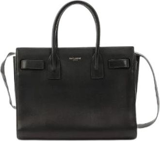 Saint Laurent Pre-owned Le Sac de Jour Small - Dames - Vintage Shopper - Zwart - ONE Size - Leer - Vintage