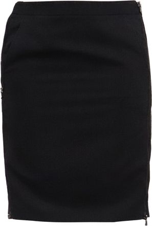 Moschino Pencil Skirt in Black Acetate