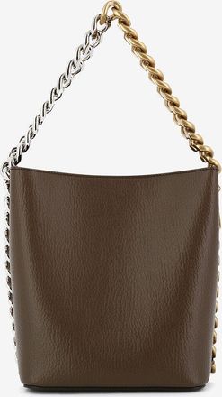 Stella McCartney Genarbte Mirum-Buckettasche Frayme Small