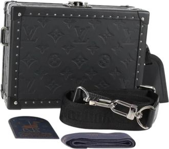 Louis Vuitton Pre-owned Leather clutches - Dames - Vintage Schoudertas - Zwart - ONE Size - Vintage