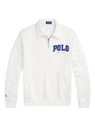 Polo Ralph Lauren logo-embroidered sweatshirt - White