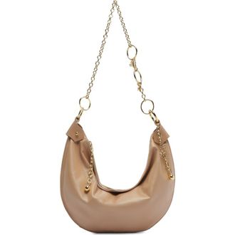 Arezzo Medium Paisley Leather Crossbody Bag in True Sand at Nordstrom