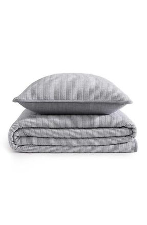 Tommy Hilfiger Ithaca Stripe Quit & Shams Set in Navy at Nordstrom, Size Full