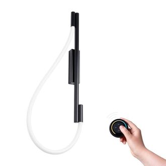 Sollux Lighting Modern Wall Lamp 90x36x7.5cm 1xLight 2700-6500K in Black | Size: 90x36x7.5 cm