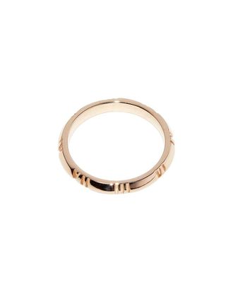 Tiffany & Co. Tiffany & Co 18K Rose Gold Tiffany Atlas X Closed Narrow Ring (Authentic Pre- Loved)