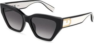 Furla Sfu 975 0700 Zonnebril - Dames - Zonnebrillen - Zwart - 56 MM - Accessoires