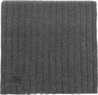 Dolce & Gabbana Kasjmier sjaal - Dames - Wintersjaals - Grijs - ONE Size - Kasjmier - Accessoires