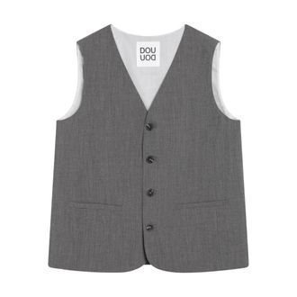 Douuod Gilet - female - Douuod Woman - Waistcoats - Gray - XL - Jackets