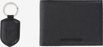 Emporio Armani portemonnee en sleutelhanger set met logo