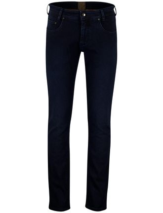 Gardeur denim Gardeur jeans donkerblauw effen normale fit