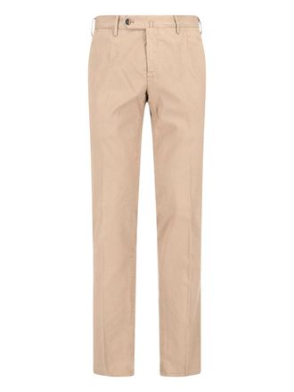 Pantaloni Torino Cotton Blend Trousers - Beige
