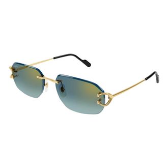 Cartier Sunglasses, male, Yellow, Size: 58 MM Ct0468S Sunglasses