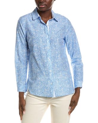J.McLaughlin J.Mclaughlin Britt Silk-Blend Blouse