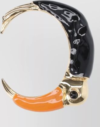 Chlo&eacute; bracelet set enamel detailing gold tone toucan
