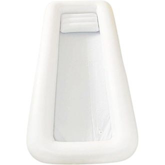 OEM Ba&ntilde;era Inflable Magideal Para Adultos, Color Blanco, Plegable Y Port&aacute;til De Pvc, 195 X 90 X 20 Cm